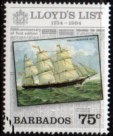 Barbados 1984 Lloyd's List SG 752 Fine Used