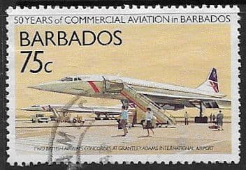 Barbados 1989 50th Anniversary of Commercial Aviation in Barbados SG 878 Fine Used