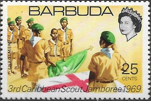 Barbuda 1969 3rd Caribbean Scout Jamboree SG 35 Fine Mint