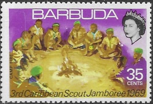Barbuda 1969 3rd Caribbean Scout Jamboree SG 36 Fine Mint