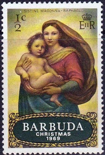 Barbuda 1969 Christms SG 38 Fine Mint