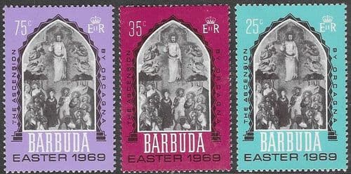 Barbuda 1969 Easter Commemoration Set Fine Mint