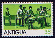 Barbuda 1974 Steel Bands Overprint SG 165 Fine Mint
