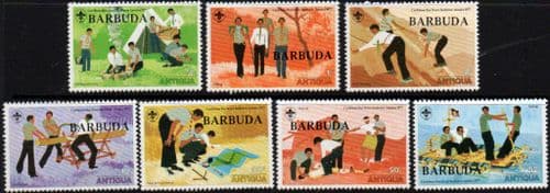 Barbuda 1977 Caribbean Scout Jamboree Set Fine Mint