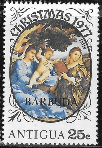 Barbuda 1977 Christmas SG 360 Fine Mint
