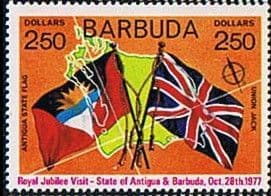 Barbuda 1977 Royal Visit 1st Issue SG 347 Fine Mint