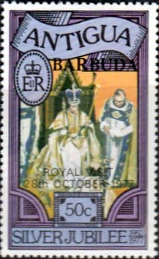 Barbuda 1977 Royal Visit SG 351 Fine Mint