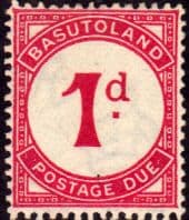 Basutoland 1933 Post Due SG 1 Fine Used