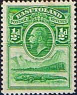 Basutoland 1933 SG 1 King George V Head and Crocodile Fine Mint