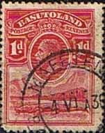 Basutoland 1933 SG 2 King George V Head and Crocodile Fine Used