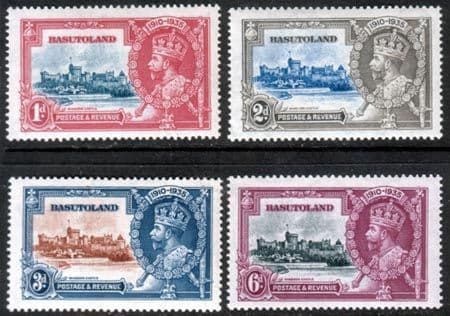 Basutoland 1935 King George V Silver Jubilee Set Fine Mint