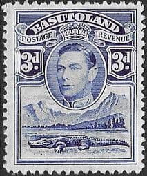 Basutoland 1938 SG 22 King George VI and Crocodile Fine Mint