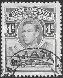 Basutoland 1938 SG 23 King George VI and Crocodile Fine Used