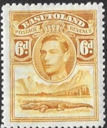 Basutoland 1938 SG 24 King George VI and Crocodile Fine Mint