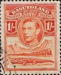 Basutoland 1938 SG 25 King George VI and Crocodile Fine Used