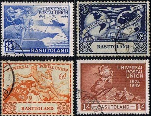 Basutoland 1949 Universal Postal Union Set Fine Used