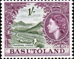 Basutoland 1954 SG 49 Queen Elizabeth Pastoral Scene Fine Mint