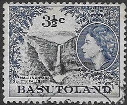Basutoland 1961 SG 73 Queen Elizabeth Maletsunyane Falls Fine Used