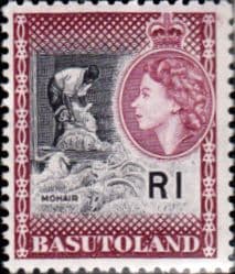 Basutoland 1961 SG 79 Queen Elizabeth Mission Cave House Fine Mint
