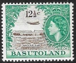 Basutoland 1964 Queen Elizabeth Lancers Gap SG 90 Fine Mint