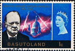Basutoland 1966 Churchill SG 102 Fine Used