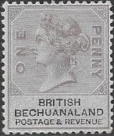 Bechuanaland 1887 Queen Victoria SG 10 Fine Mint