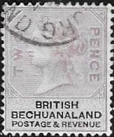 Bechuanaland 1887 Queen Victoria SG 11a Fine Used