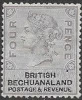 Bechuanaland 1887 Queen Victoria SG 13 Fine Mint