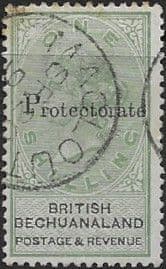 Bechuanaland 1887 Queen Victoria SG 46 Fine Used