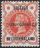 Bechuanaland 1890 Queen Victoria SG 54 Fine Mint