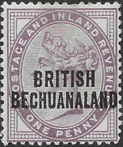 Bechuanaland 1891 Queen Victoria SG 33 Fine Mint