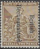 Bechuanaland 1895 Cape of Good Hope Overprints SG 39 Fine Mint
