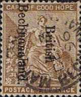 Bechuanaland 1895 Cape of Good Hope Overprints SG 39 Fine Used