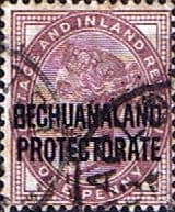 Bechuanaland 1897 Queen Victoria SG 61 Fine Used