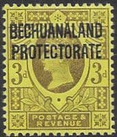 Bechuanaland 1897 Queen Victoria SG 63 Fine Mint