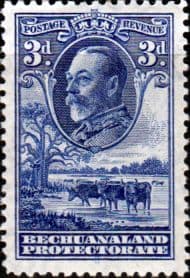 Bechuanaland 1932 King George V Baobab Tree and Cattle SG 102 Fine Mint