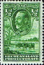 Bechuanaland 1932 King George V Baobab Tree and Cattle SG 99 Fine Mint