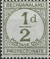 Bechuanaland 1932 Postage Due Stamp SG D4 Fine Mint