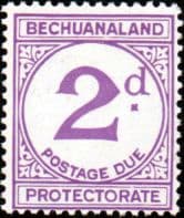 Bechuanaland 1932 Postage Due Stamp SG D6 Fine Mint