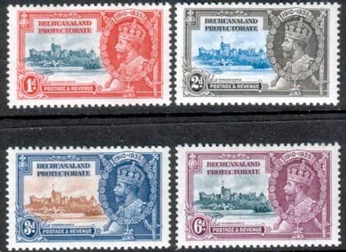 Bechuanaland 1935 King George V Silver Jubilee Set Fine Mint