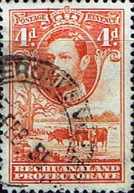 Bechuanaland 1938 SG 123 Kings Head Fine Used