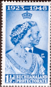 Bechuanaland 1948 King George VI Royal Silver Wedding SG 136 Fine Mint