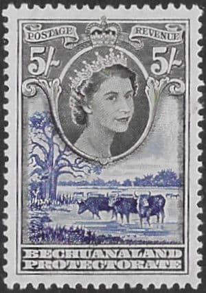 Bechuanaland 1955 Queen Elizabeth SG 152 Fine Mint