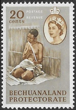 Bechuanaland 1961 Queen Elizabeth Birds SG 176 Fine Mint