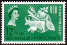 Bechuanaland 1963 Freedom From Hunger Fine Mint