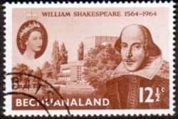Bechuanaland 1964 William Shakespeare Fine Used