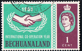 Bechuanaland 1965 International Co-operation Year SG 192 Fine Used