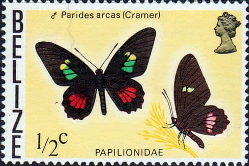 Belize 1974 Butterflies SG 380 Fine Mint