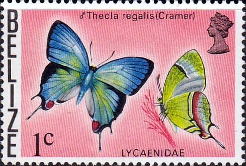 Belize 1974 Butterflies SG 381 Fine Mint