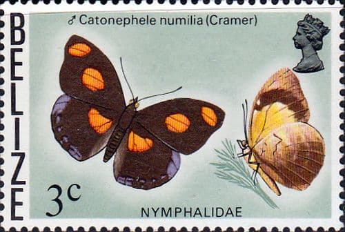 Belize 1974 Butterflies SG 383 Fine Mint